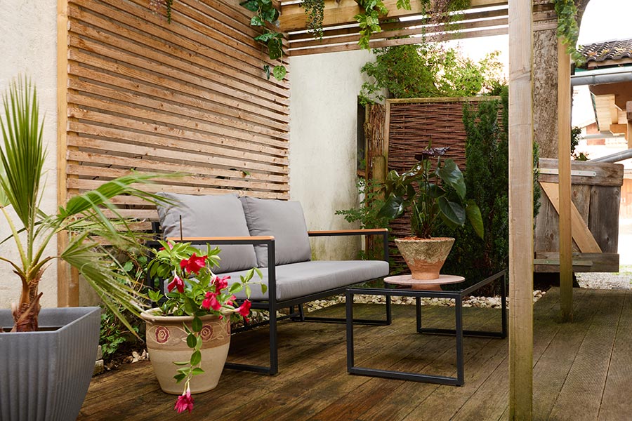 Ferienwohnung in Krün - Loungebereich